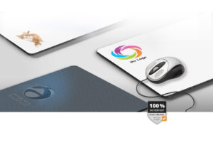 Ihr logo auf einem Mousepad 100 % Sicherheit